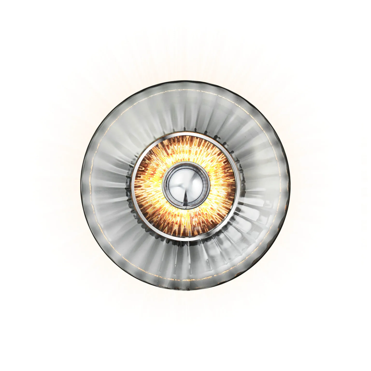 New Wave Optic vägglampa Ø26 cm, Smoke Design By Us