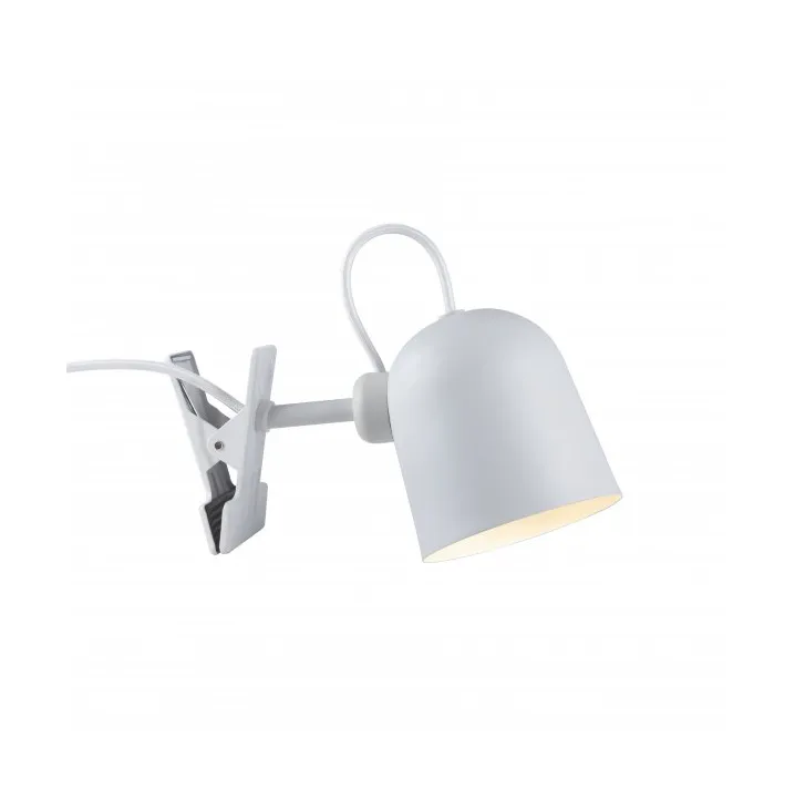 Angle klämlampa 12,4 cm, Vit Design For The People