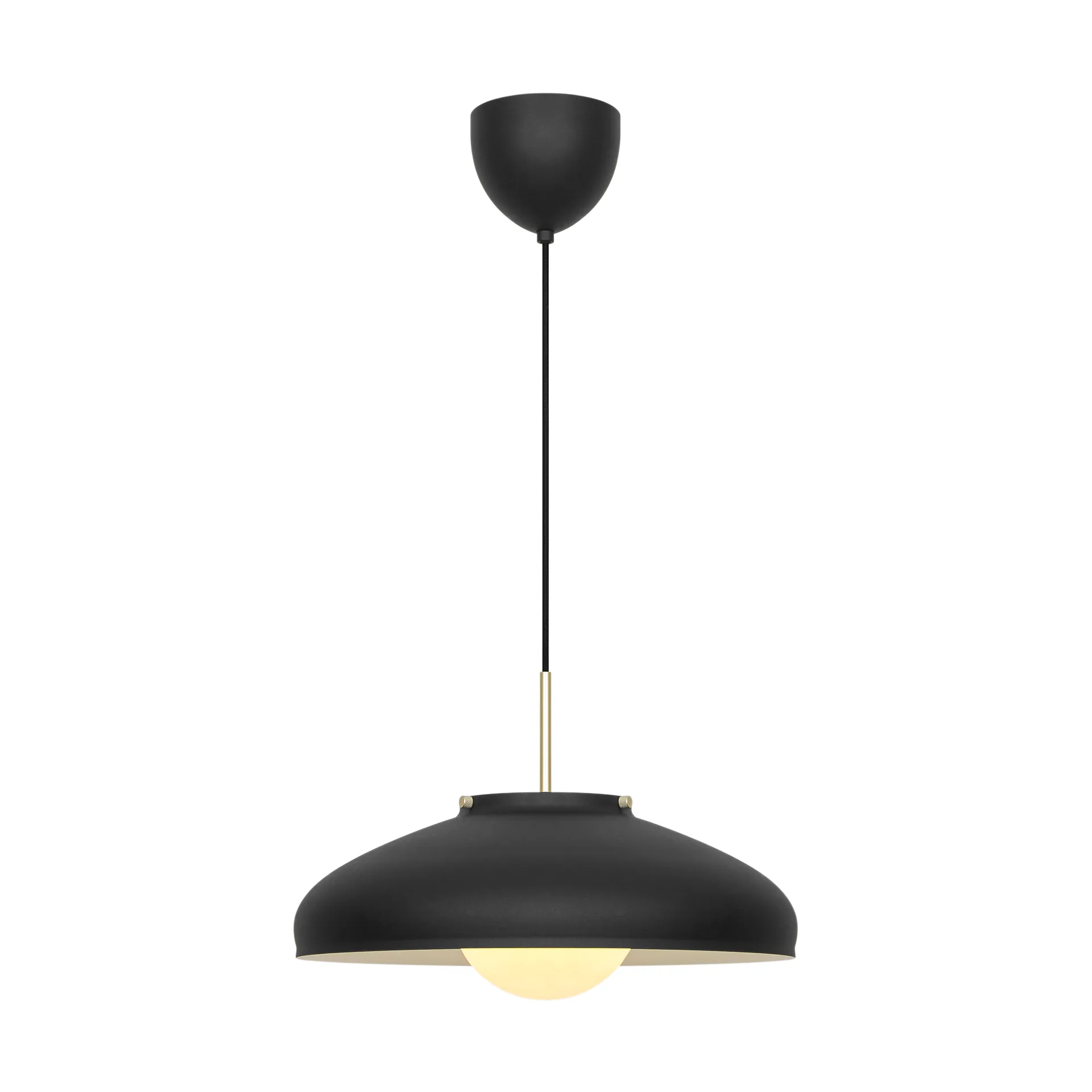 Latif taklampa, Svart, Ø40 cm Design For The People