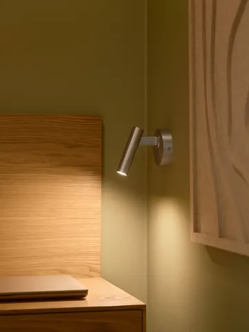 Makoto vägglampa - Satin krom, 13 cm - Design For The People