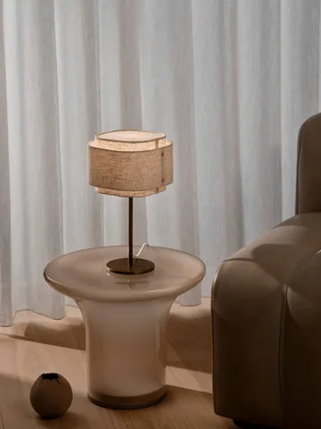 Takai bordslampa - Beige, Ø21x37 cm - Design For The People