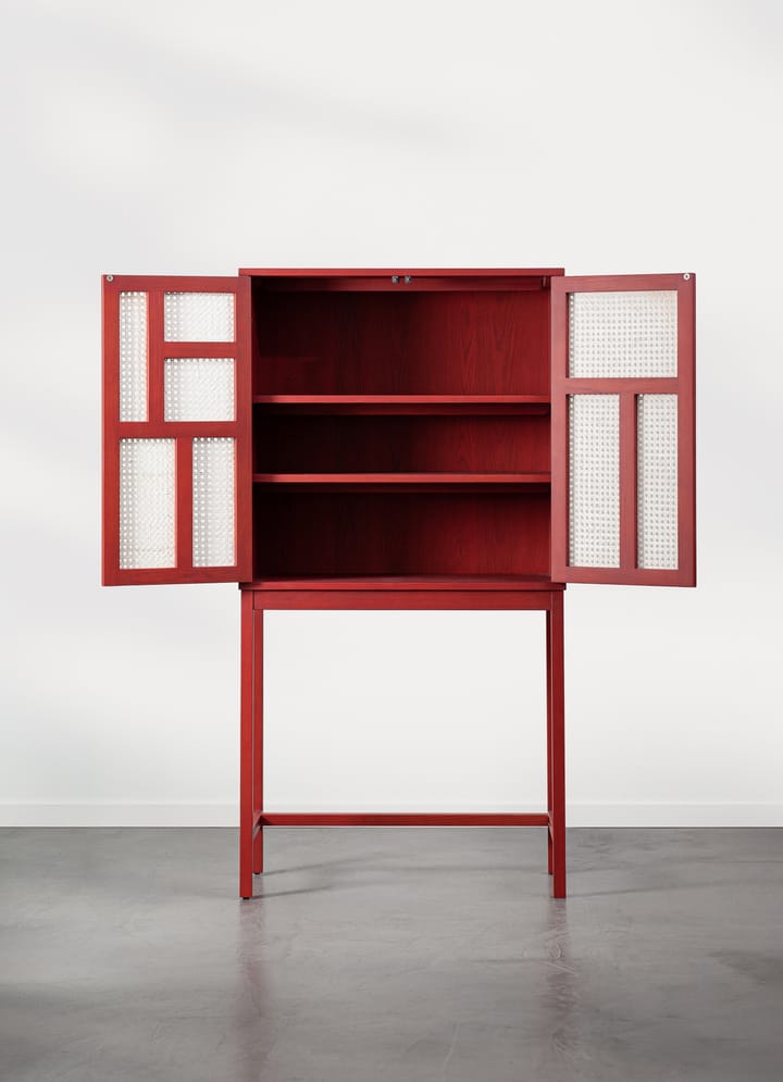 Air vitrinskåp - Röd - Design House Stockholm