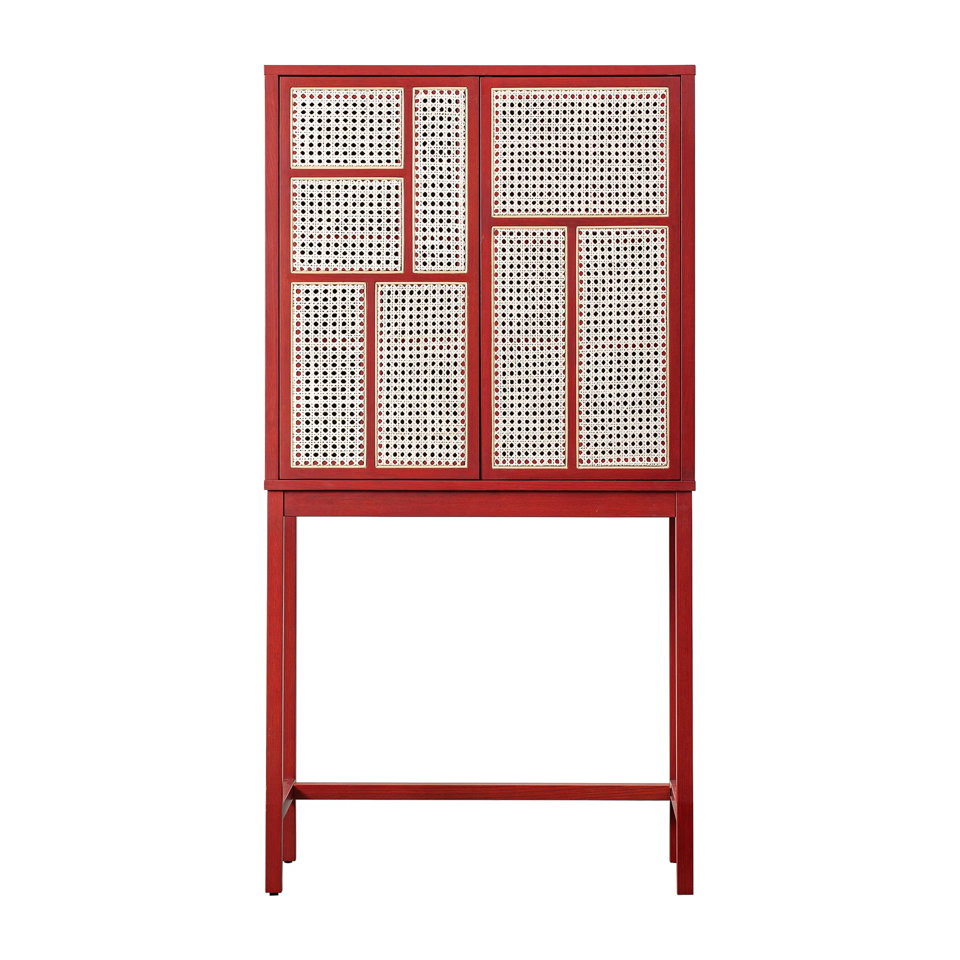 Air vitrinskåp, Röd Design House Stockholm