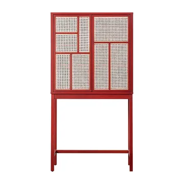 Air vitrinskåp - Röd - Design House Stockholm