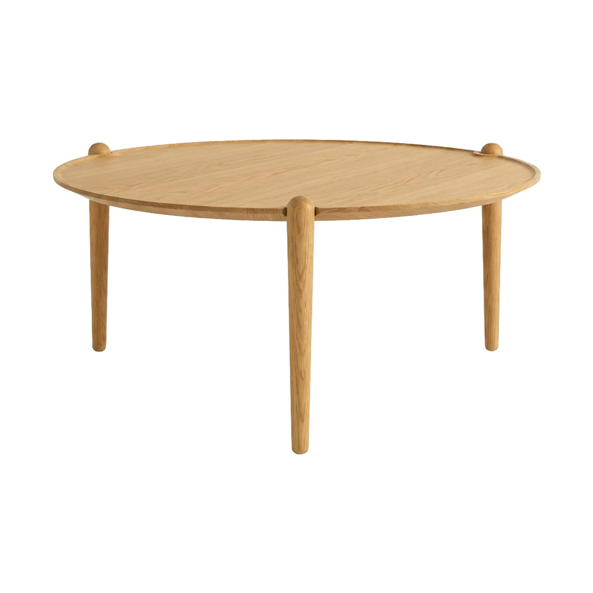 Aria soffbord, Ek, Ø90x42,5 cm Design House Stockholm