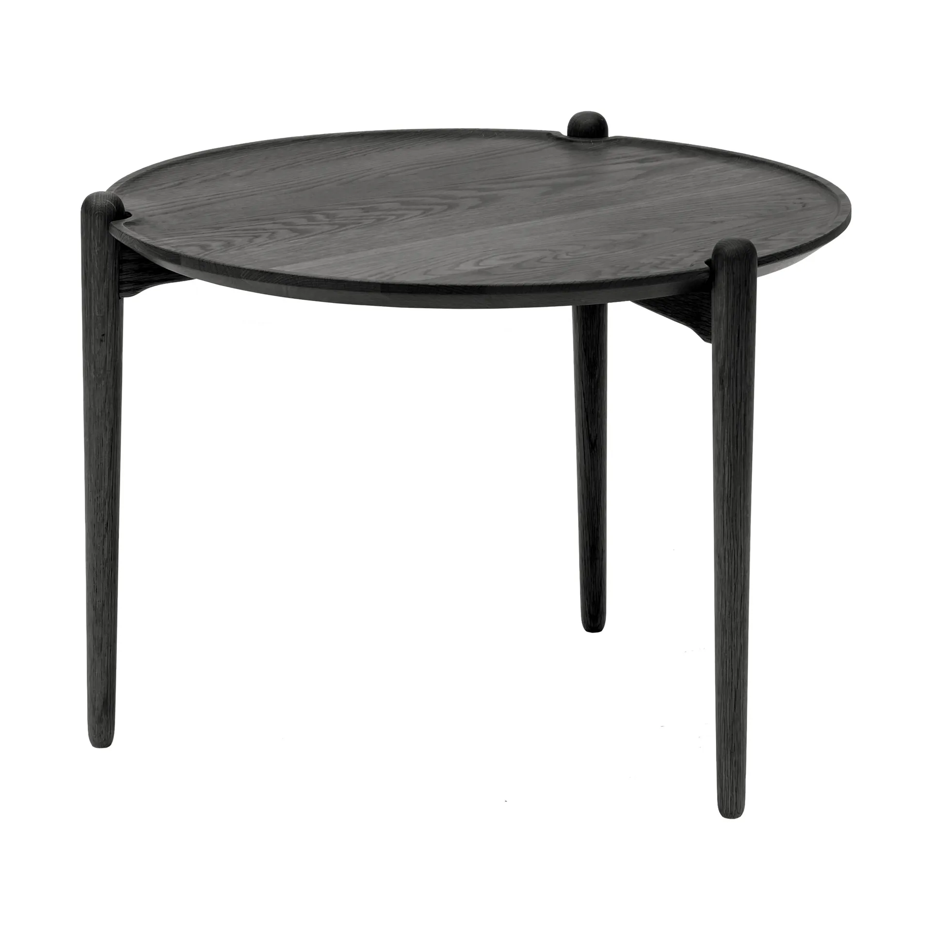 Aria soffbord högt 46 cm, Svart ek Design House Stockholm