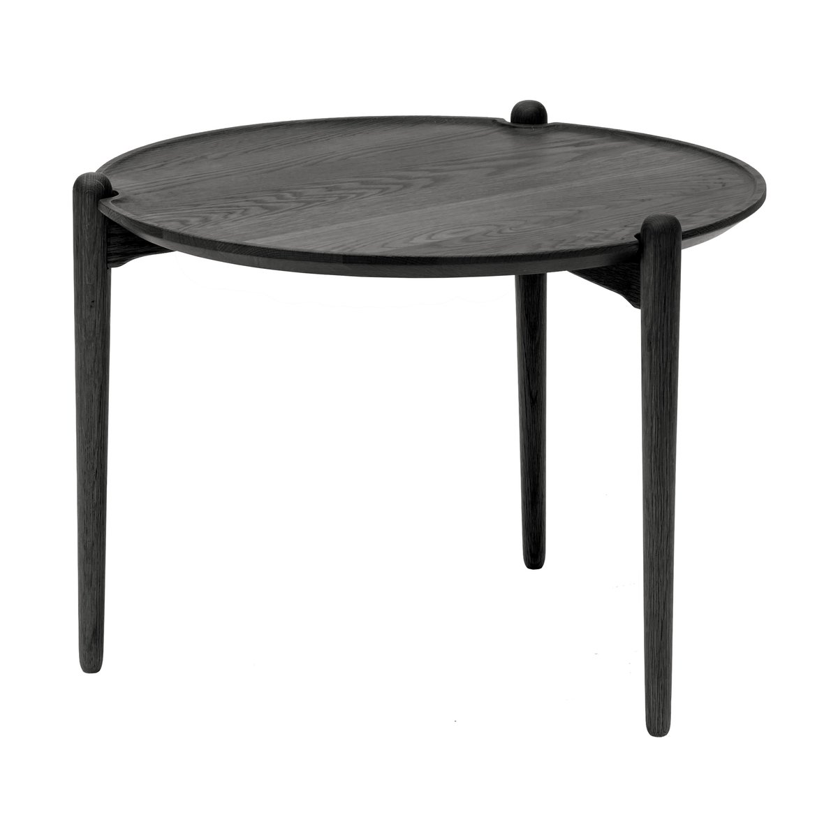 Design House Stockholm Aria soffbord högt 46 cm Svart ek