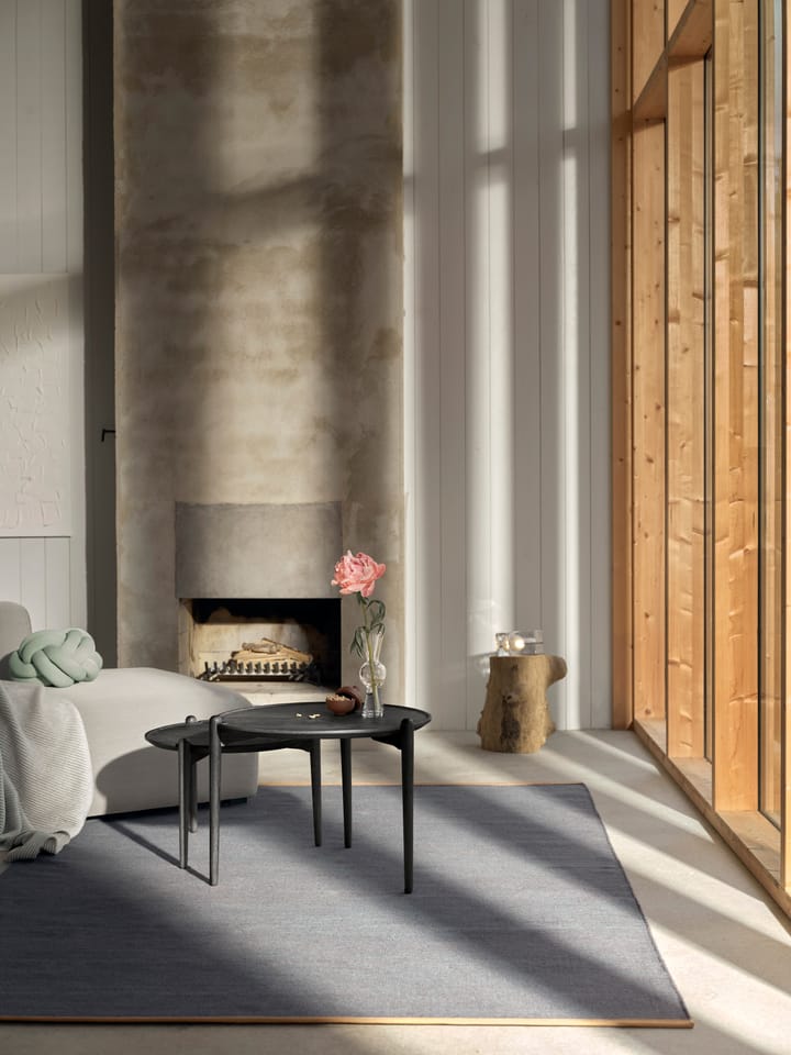 Aria soffbord lågt 37 cm - Svart ek - Design House Stockholm