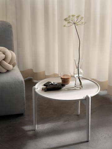 Aria soffbord lågt 37 cm - Vit - Design House Stockholm