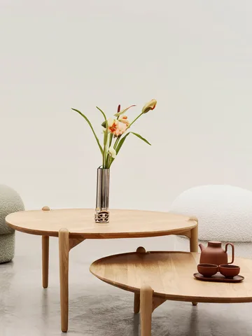 Aria soffbord - Light oak, Ø50x37 cm - Design House Stockholm