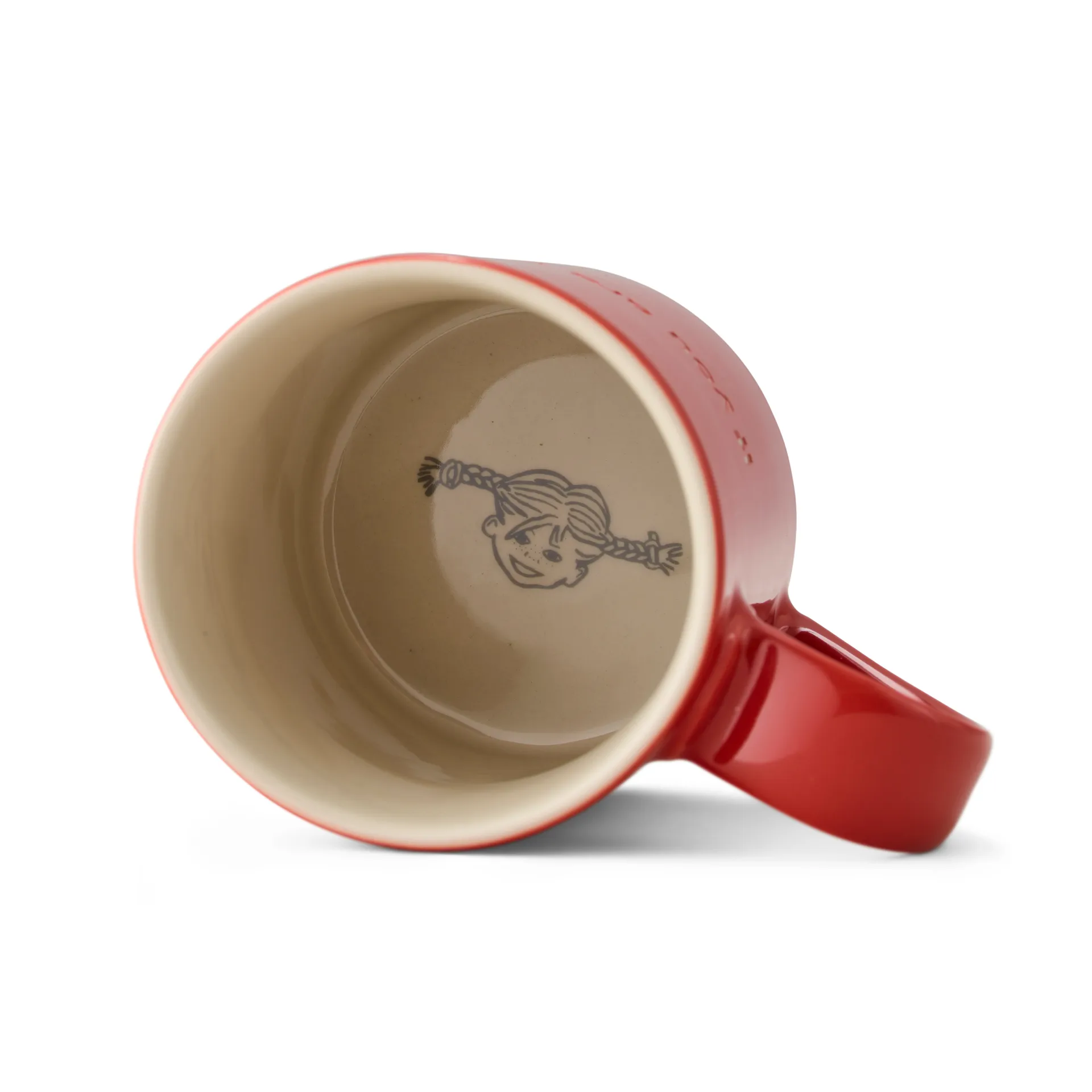 Astrid Lindgren mugg, den som är väldigt stark, engelsk text Design House Stockholm