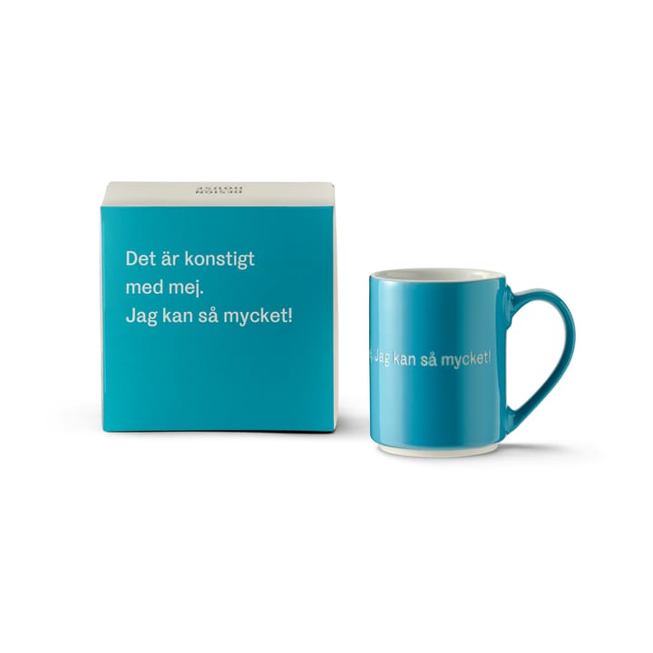 Astrid Lindgren mugg, det är konstigt med mig... - Svensk text - Design House Stockholm