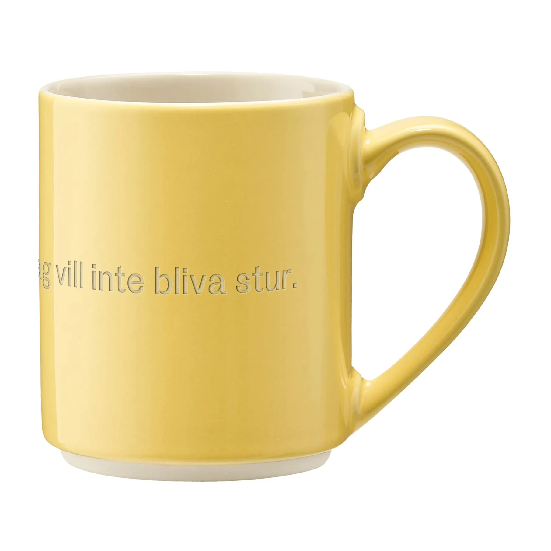 Astrid Lindgren mugg, fina lilla krumelur, Svenskt text Design House Stockholm