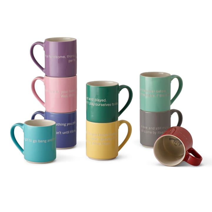 Astrid Lindgren mugg, jag är en vacker…, engelsk text Design House Stockholm
