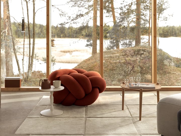 Basket matta beige - 180x180 cm - Design House Stockholm