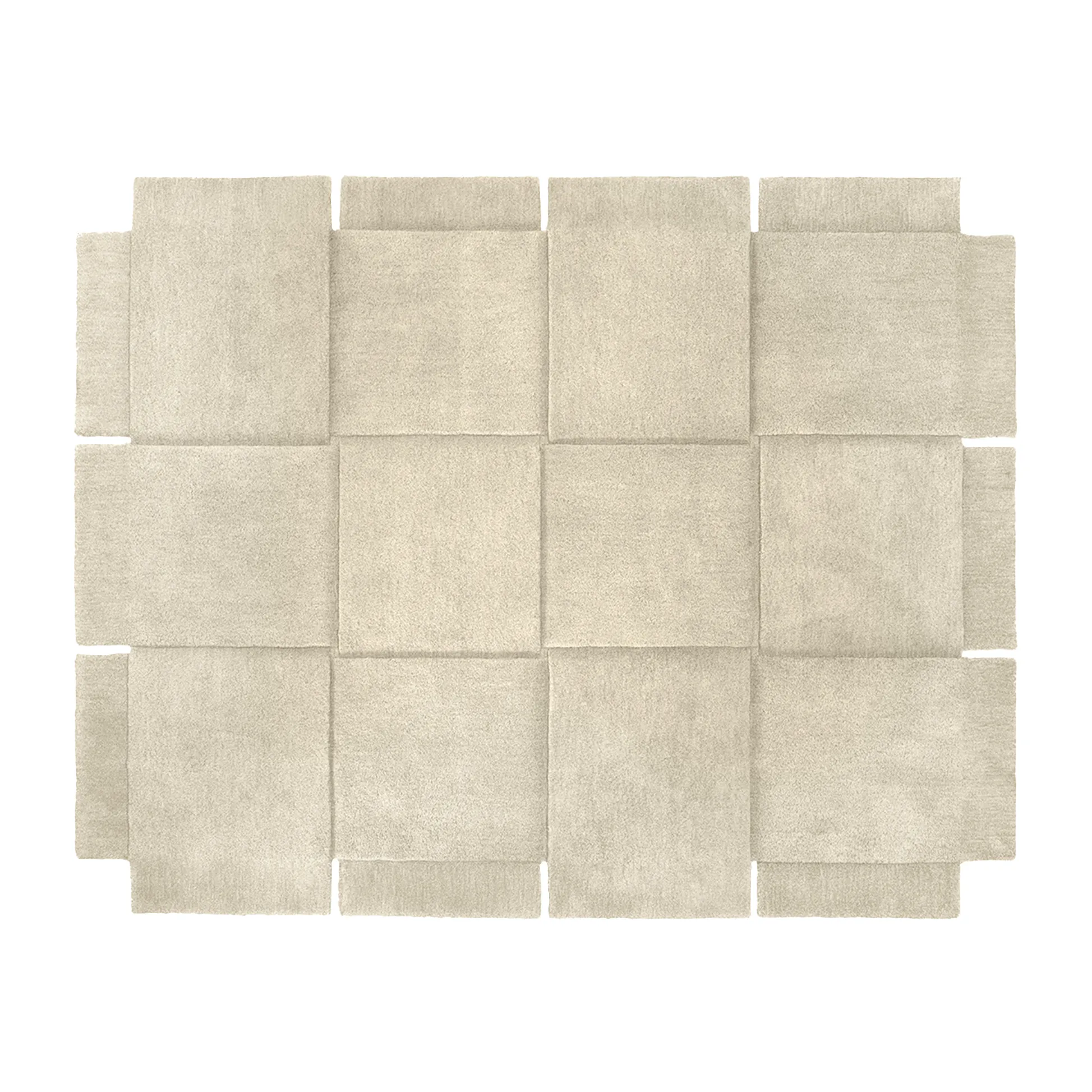 Basket matta beige, 185x240 cm