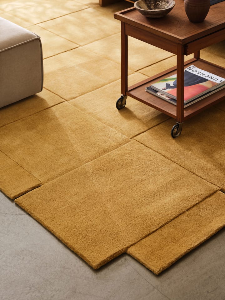Basket matta yellow ochre, 185x240 cm Design House Stockholm