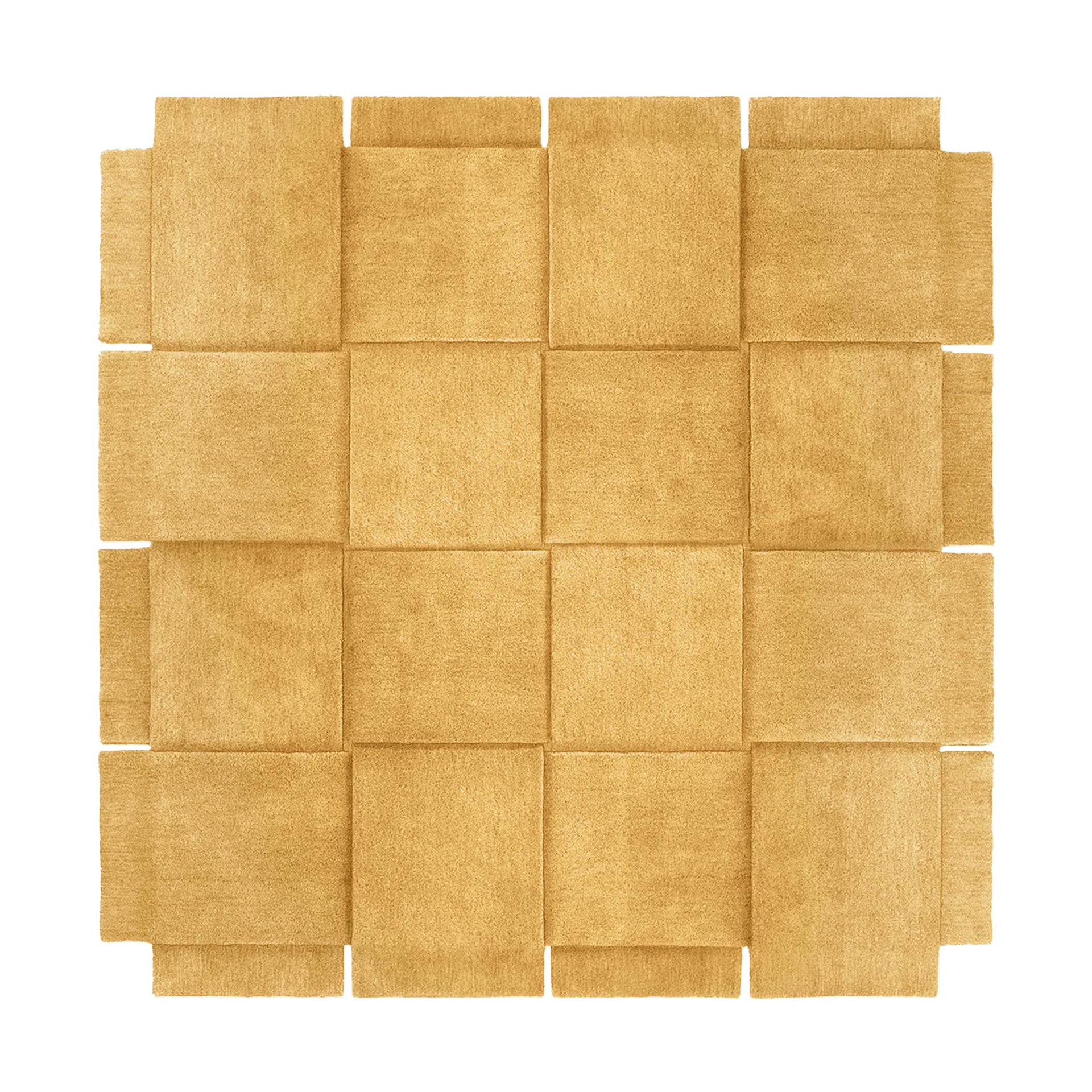 Basket matta yellow ochre, 245x245 cm Design House Stockholm