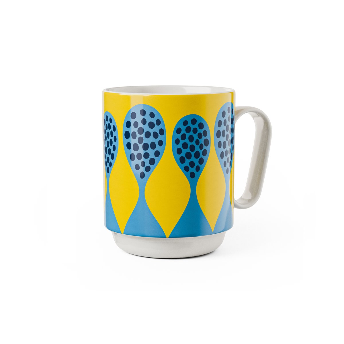 Design House Stockholm Birds 1967 mugg 35 cl No. 5 | Skandinavisk Design | Kaffekoppar | Gul