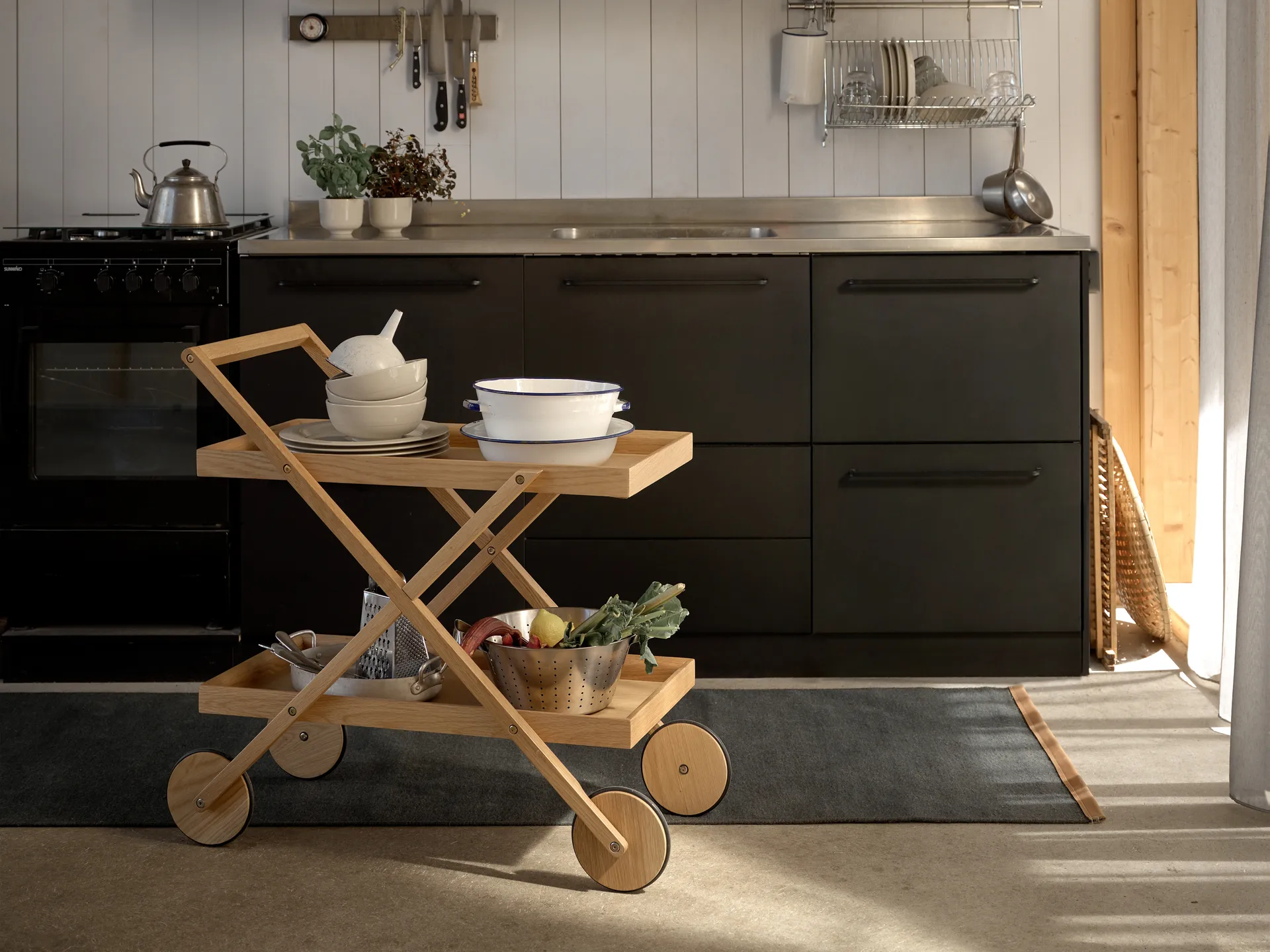 Björk matta blå, 80 x 250 cm Design House Stockholm