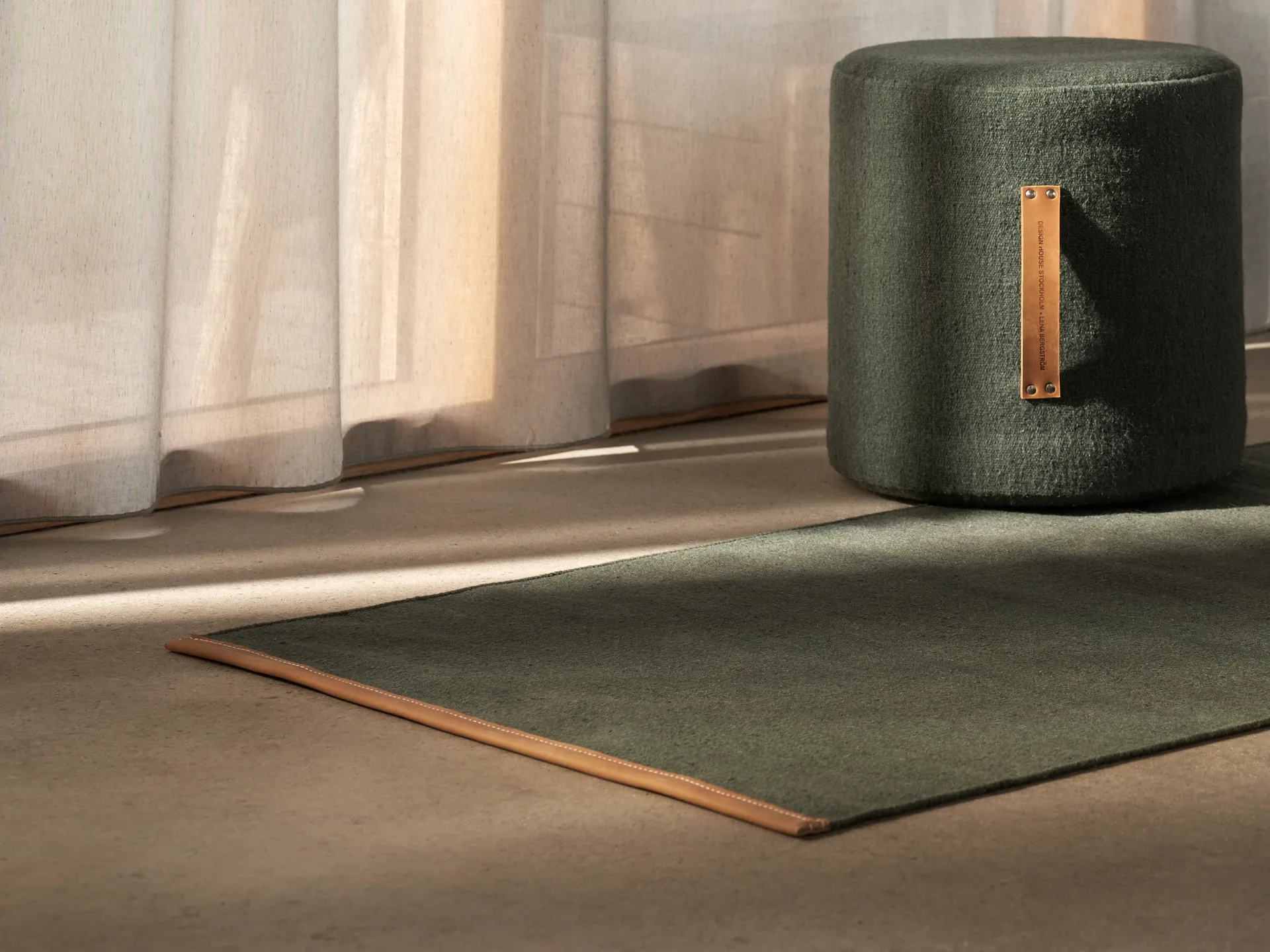 Björk matta grön, 70 x 130 cm Design House Stockholm