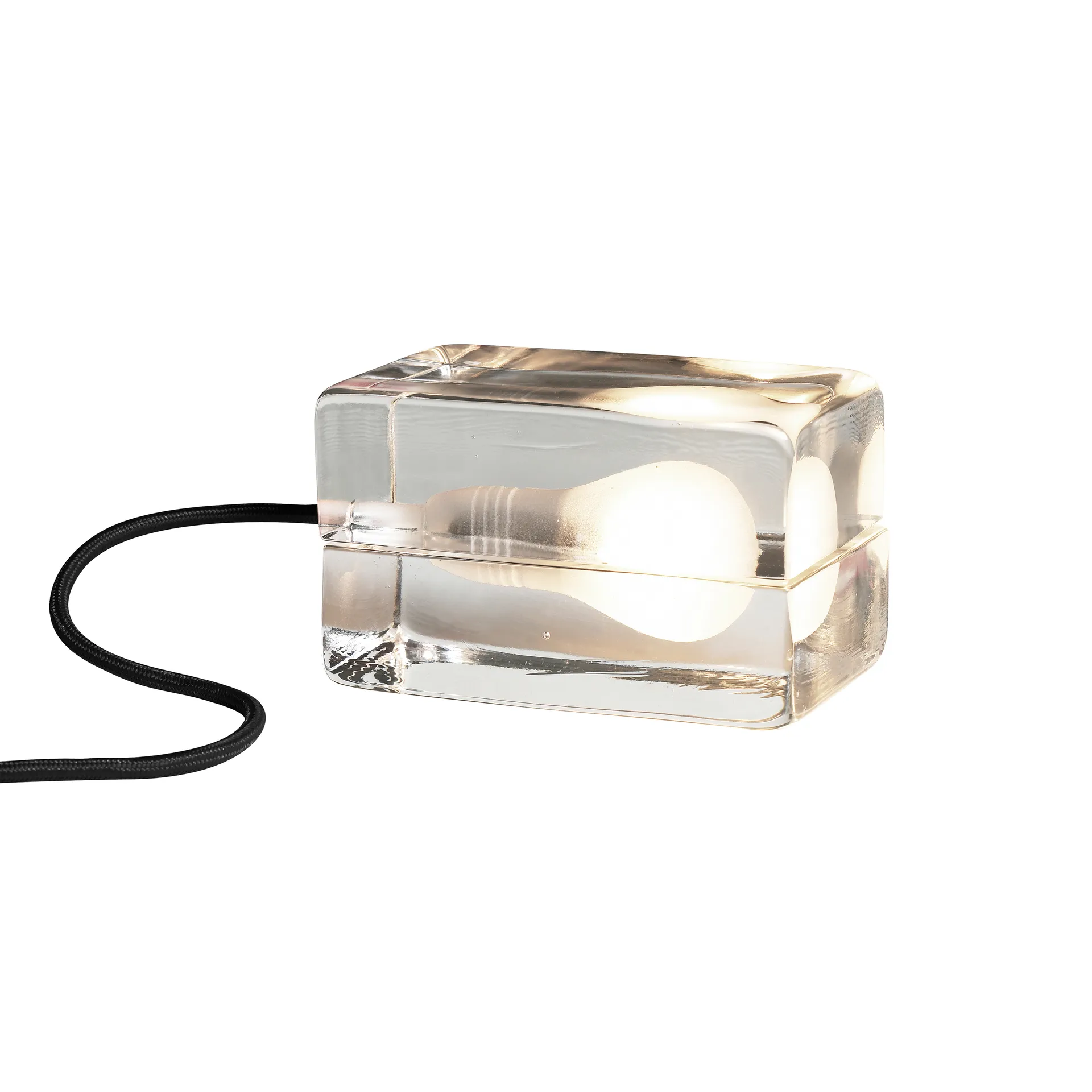 Block Lamp bordslampa, svart sladd Design House Stockholm