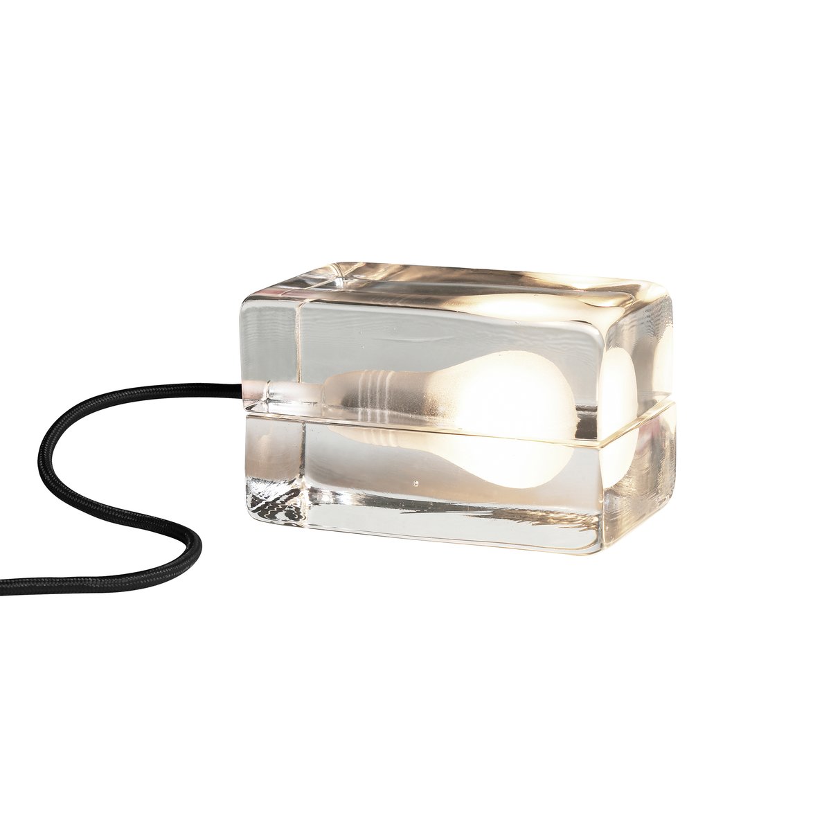 Design House Stockholm Block Lamp bordslampa svart sladd