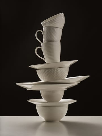 Blond mugg - stripe vit - Design House Stockholm