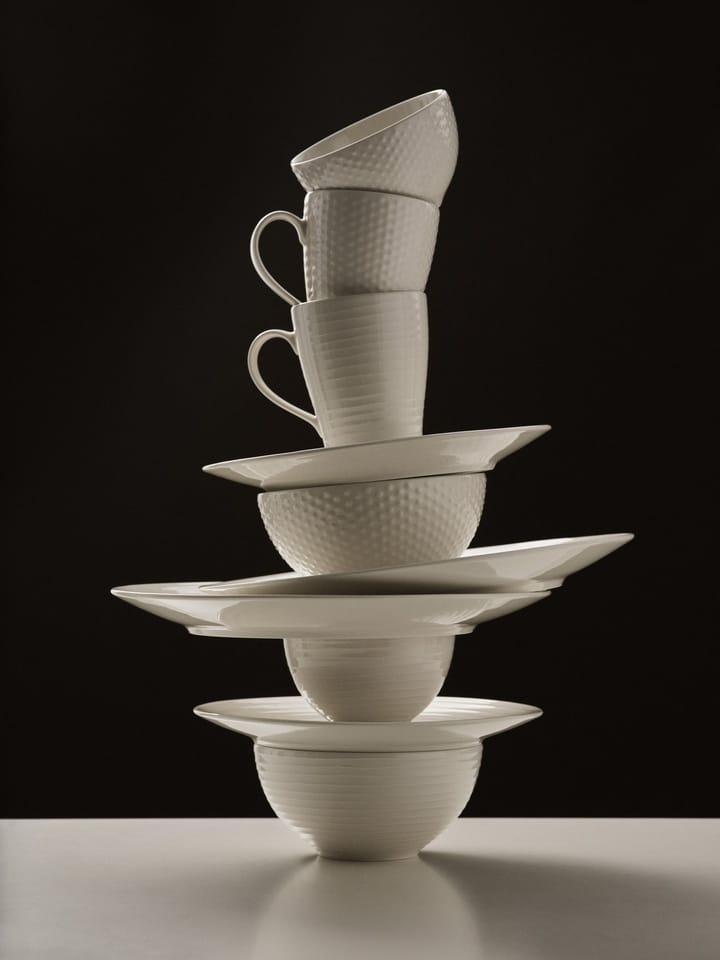 Blond mugg, stripe vit Design House Stockholm
