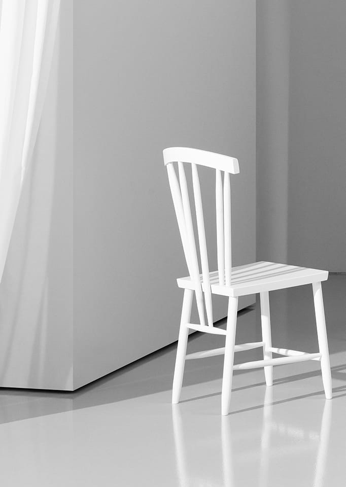 Family Chairs stol vit 2-pack - modell nr 3 - Design House Stockholm