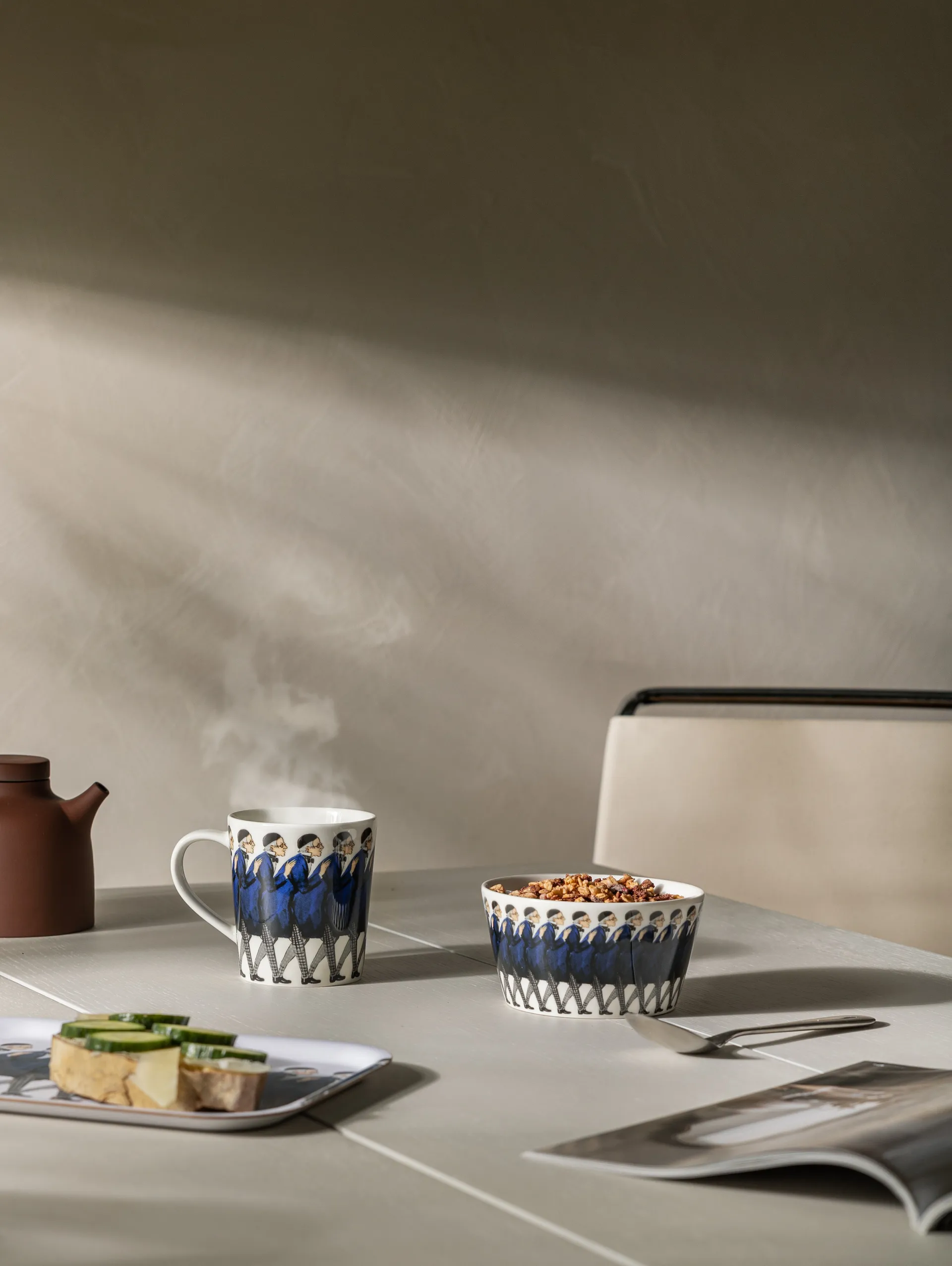 Farbror Blå mugg med öra, 40 cl Design House Stockholm