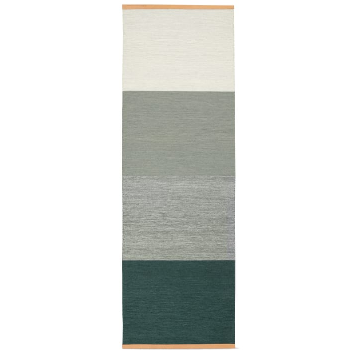 Fields matta 80x250 cm - Grön-grå - Design House Stockholm