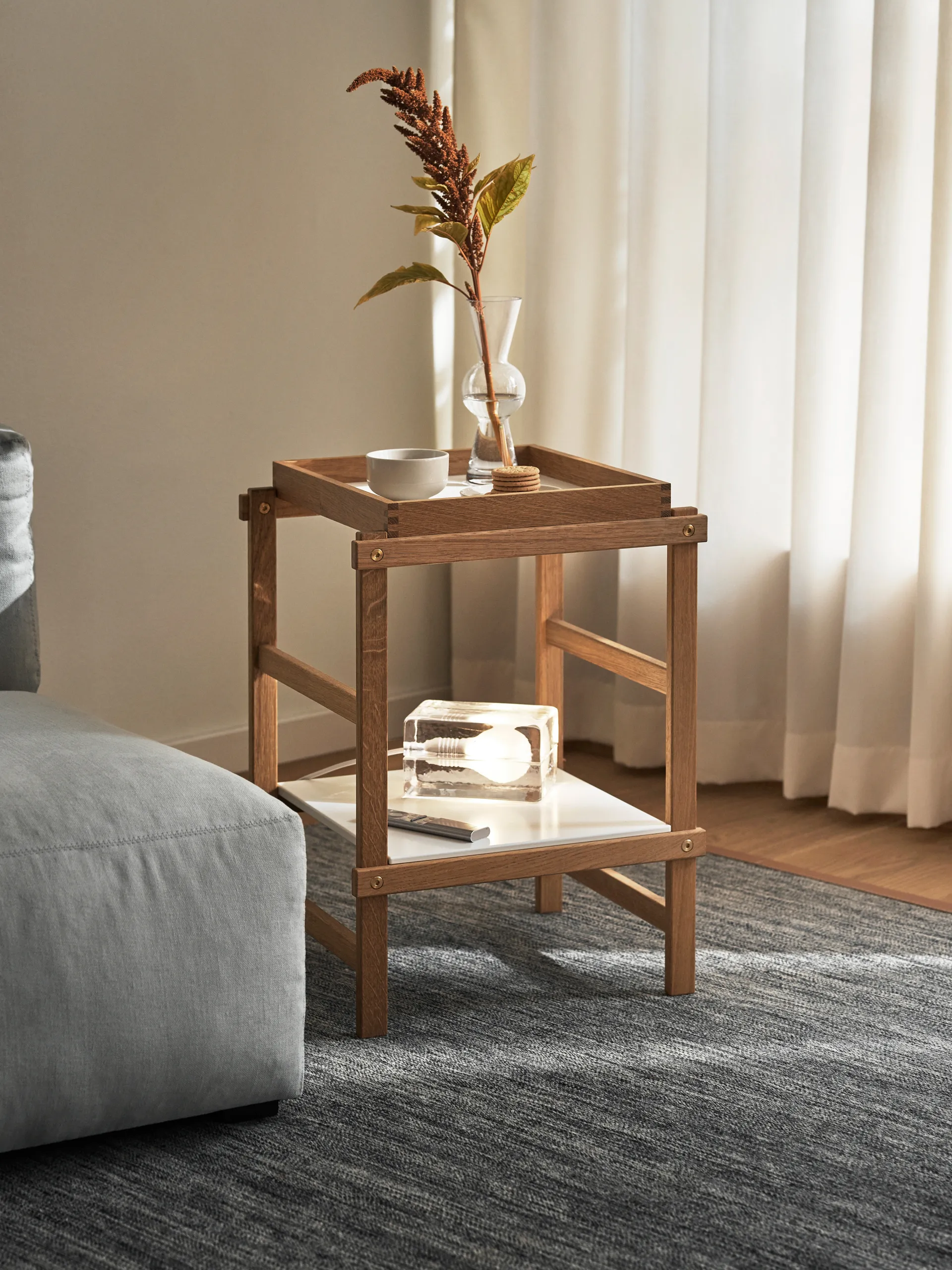 Frame hylla S 58 cm, Ek-vit Design House Stockholm