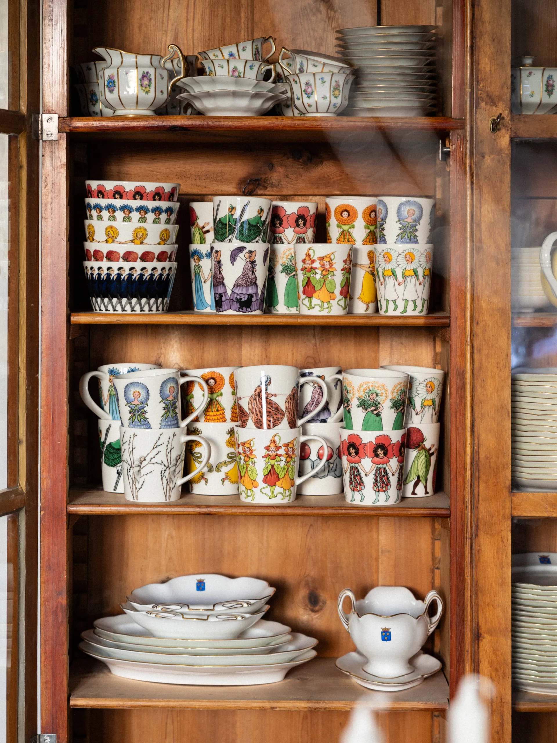 Fru Dahlia mugg med handtag, 40 cl Design House Stockholm