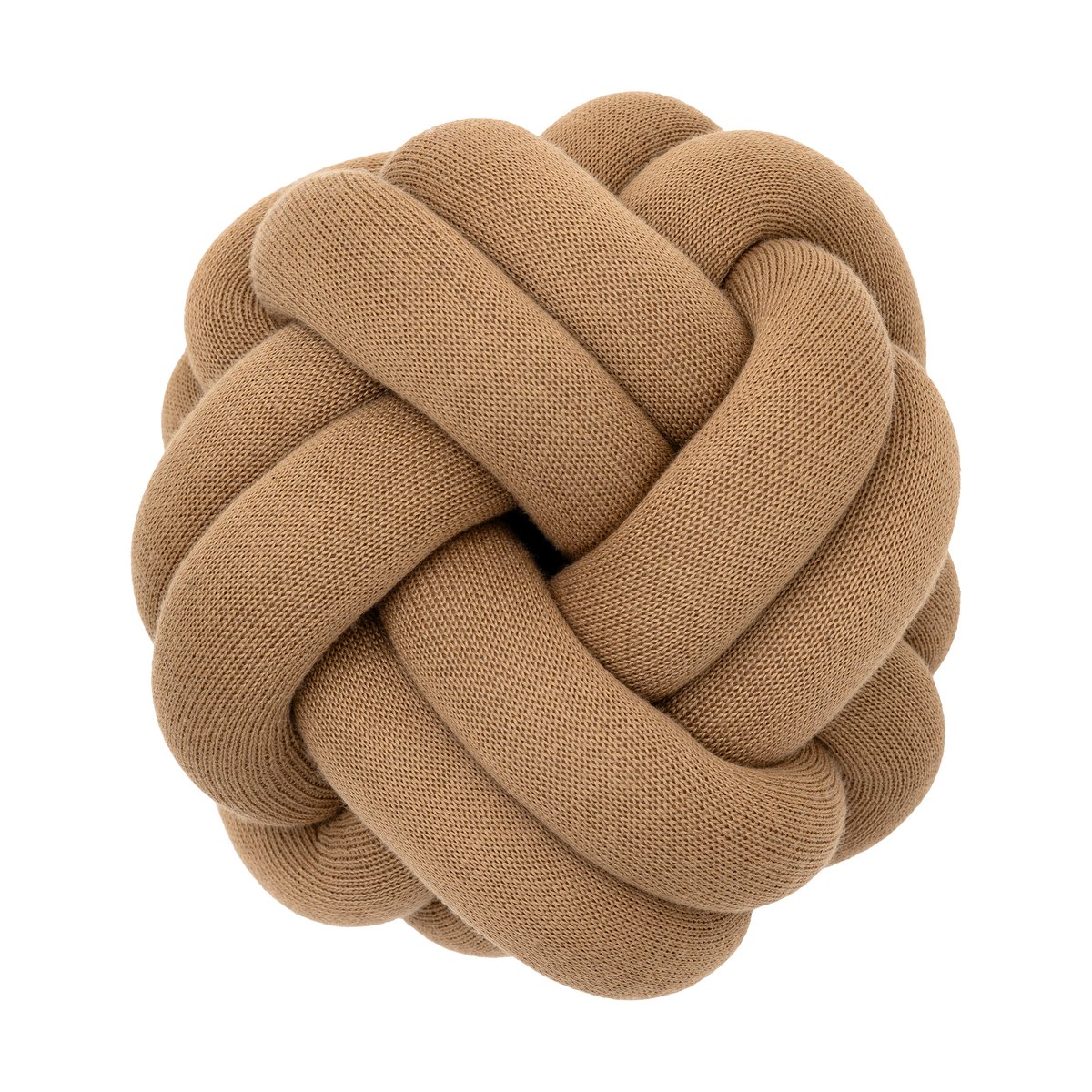 Design House Stockholm Knot kudde Camel | Skandinavisk Design | Kuddar | Brun