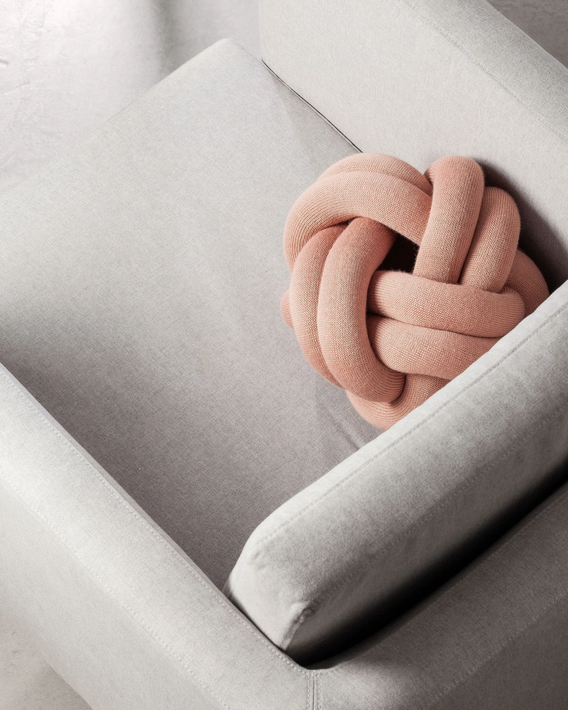 Knot kudde, Dusty pink Design House Stockholm
