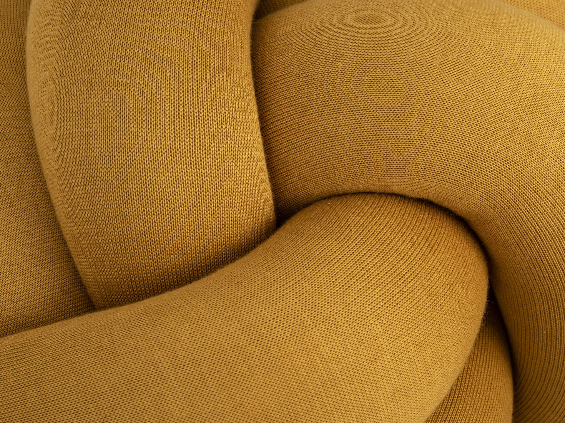 Knot kudde XL, Yellow Design House Stockholm