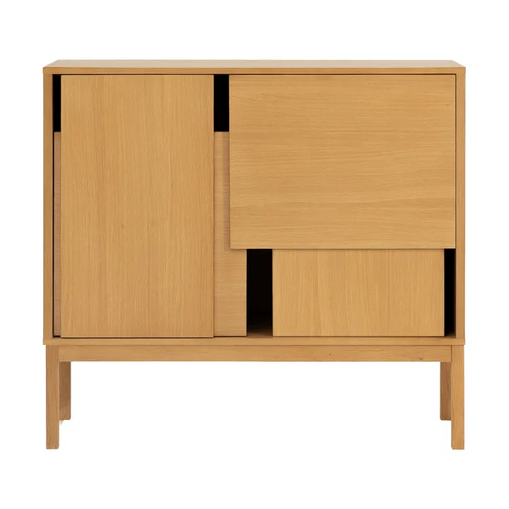 Layer sideboard - Ek, 120x110, med ben - Design House Stockholm