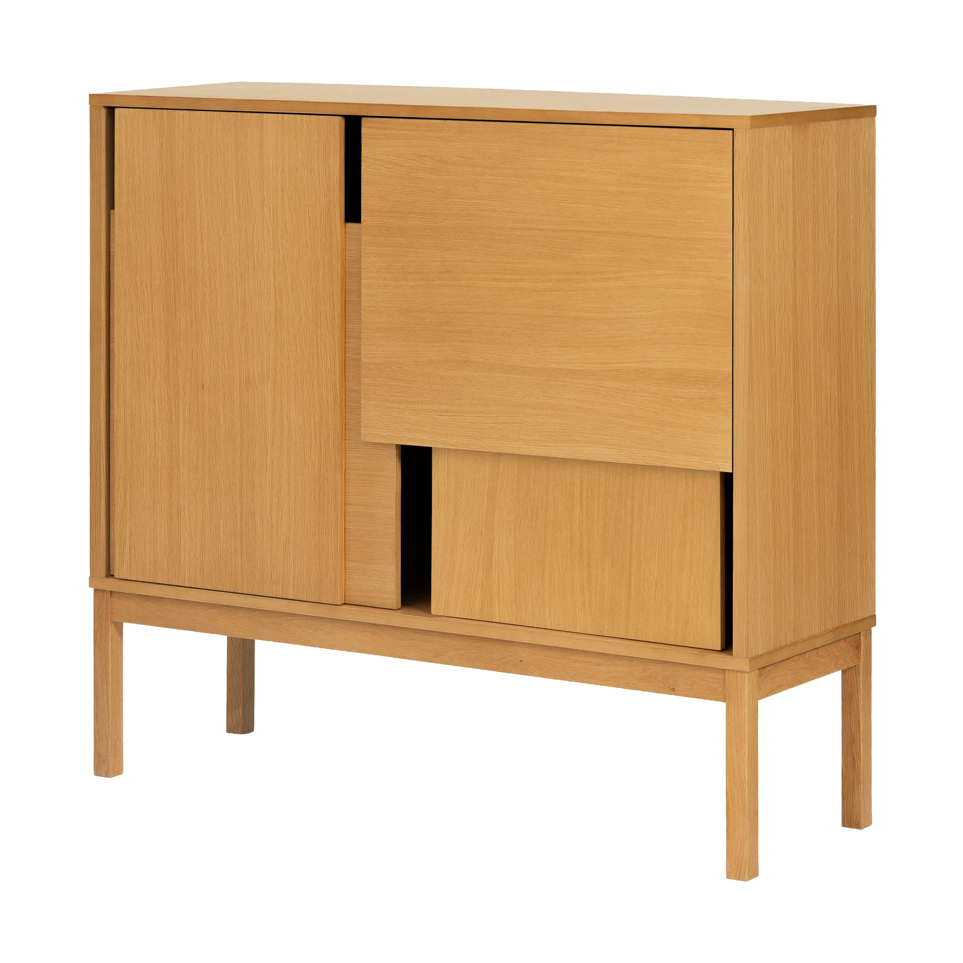 Layer sideboard, Ek, 120x110, med ben Design House Stockholm