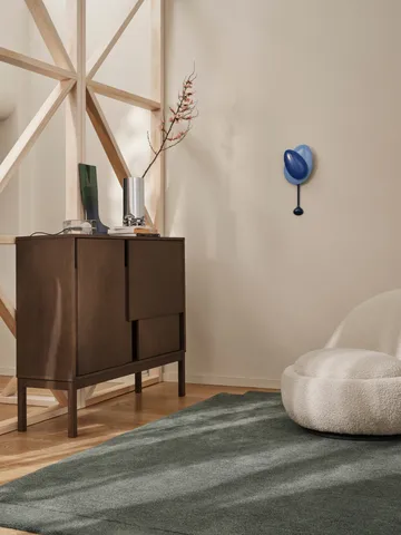 Layer sideboard - Mörk ek, 120x110, med ben - Design House Stockholm