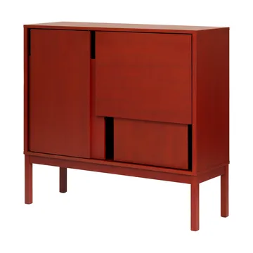 Layer sideboard - Red, 120x110, med ben - Design House Stockholm