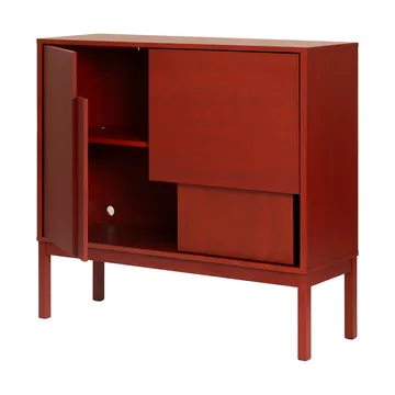 Layer sideboard - Red, 120x110, med ben - Design House Stockholm