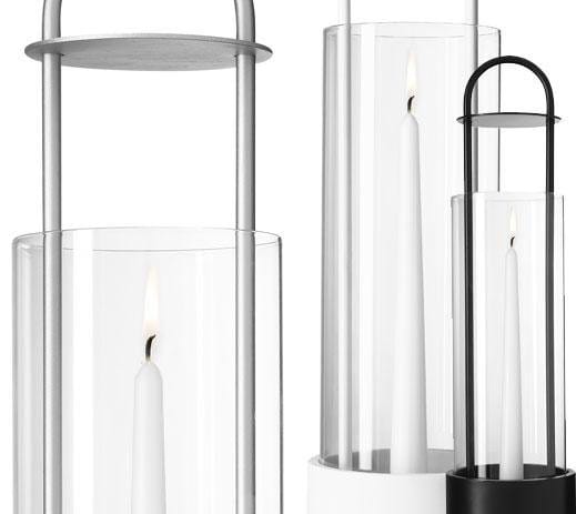 Lotus hurricane lantern - svart - Design House Stockholm