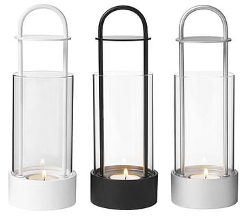 Lotus hurricane lantern - vit - Design House Stockholm