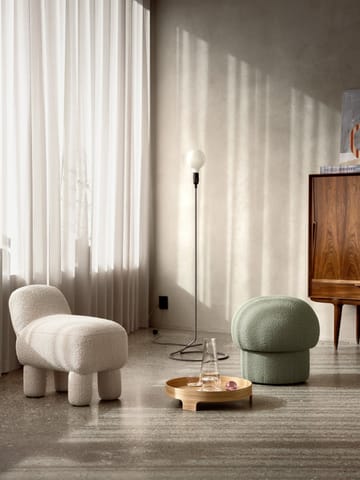 Lulu sittpuff 36x65 cm - Cream - Design House Stockholm
