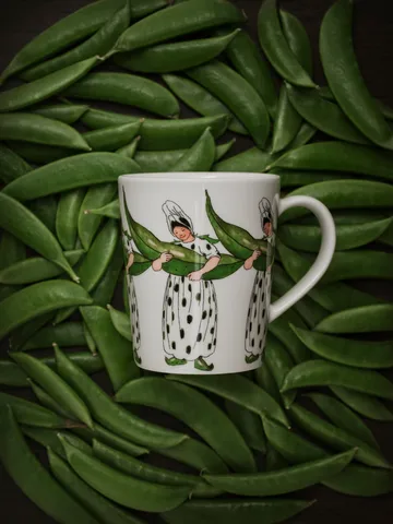 Mrs Broad Bean mugg - 28 cl, med handtag - Design House Stockholm
