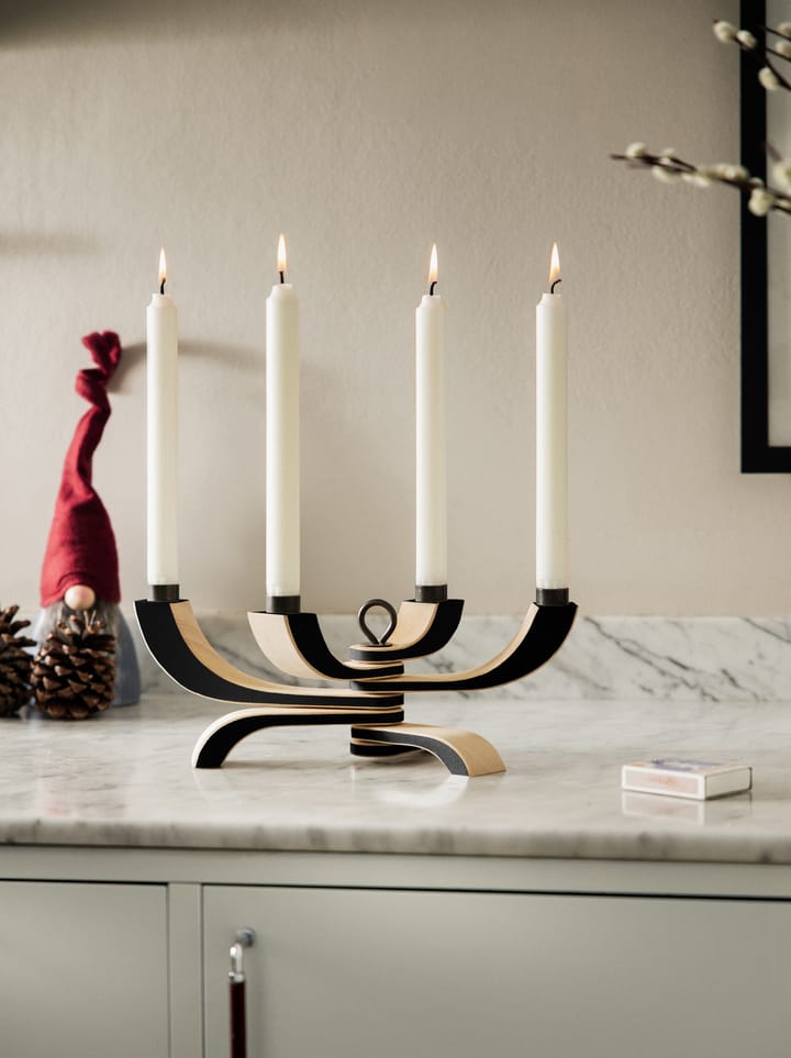 Nordic light ljusstake 4 armar, Svart Design House Stockholm