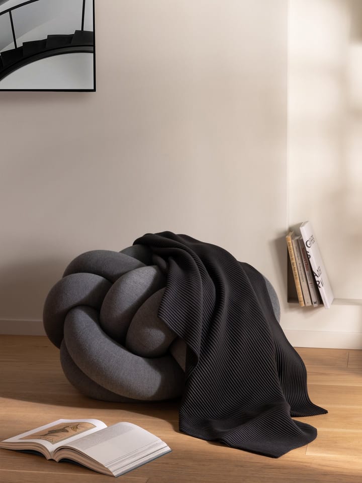 Pleece filt 140x170 cm, Svart Design House Stockholm
