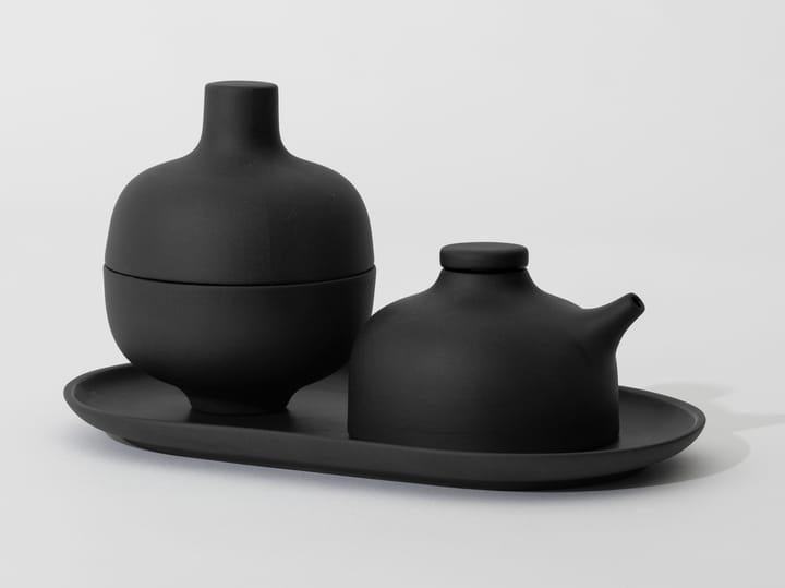 Sand sojakanna 12 cl - Black clay - Design House Stockholm