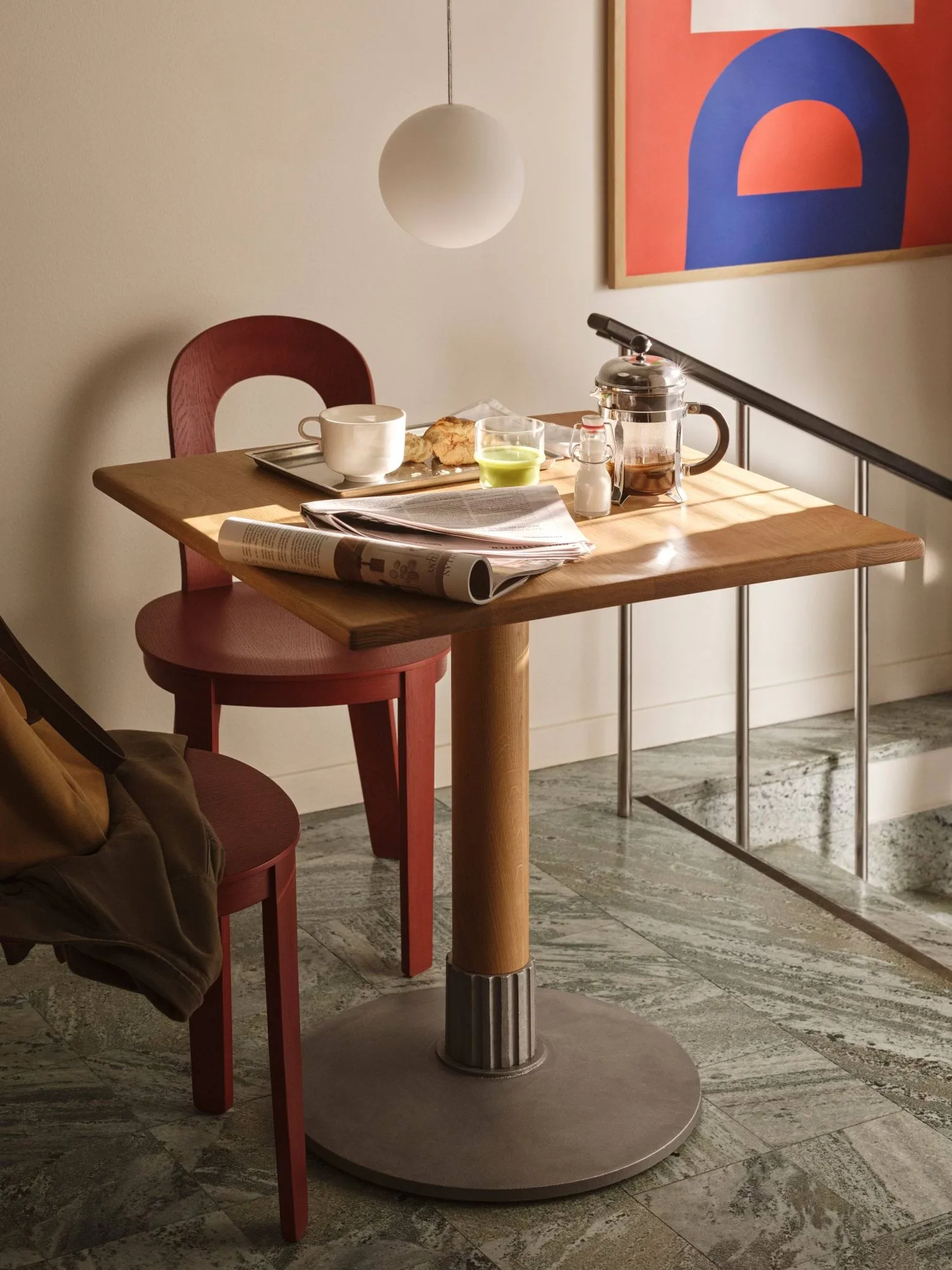 Tock Table matbord, Ek, 75x75x76 cm Design House Stockholm Tock Table matbord, Ek, 75x75x76 cm Design House Stockholm